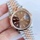 EW factory Replica Rolex Oyster Perpetual Datejust 2T Rose Gold Jubilee Chocolate Dial Watch 36MM (2)_th.jpg
